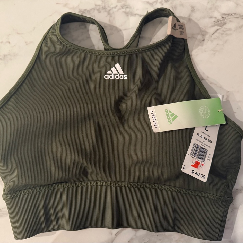 Adidas Sports Bra Size Large